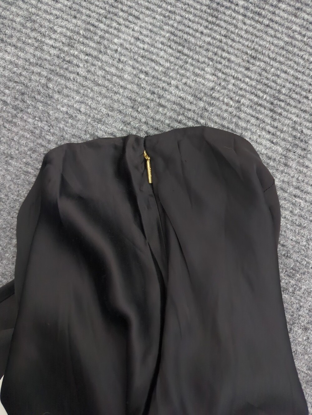 NWT Cleobella Midi Skirt Black Medium 100% Viscose Satin Slip Skirt Minimalist - Picture 10 of 13